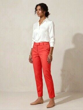 RW&CO Ankle Slim Pants - Red Size 6